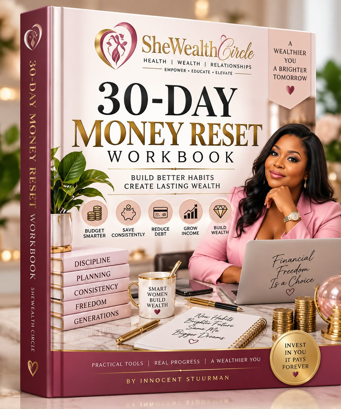 SheWealth Circle 30-Day Money Reset Workbook | South African Edition