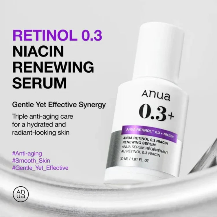 Retinol 0.3% + Niacin Renewing Serum (30ml)