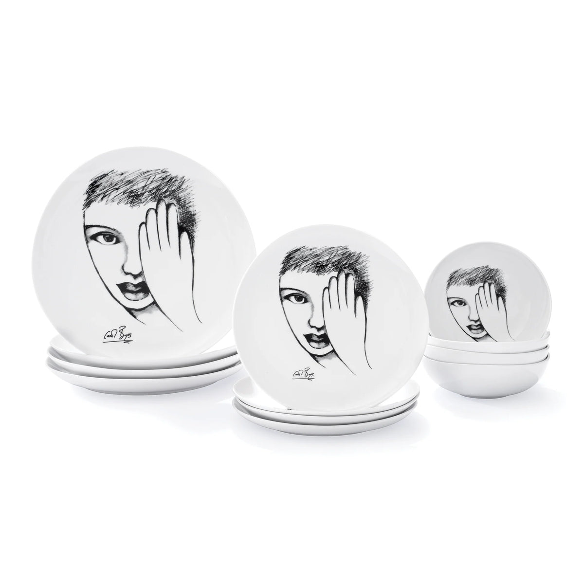 Dinnerware 12Pc Set - Eye For Detail