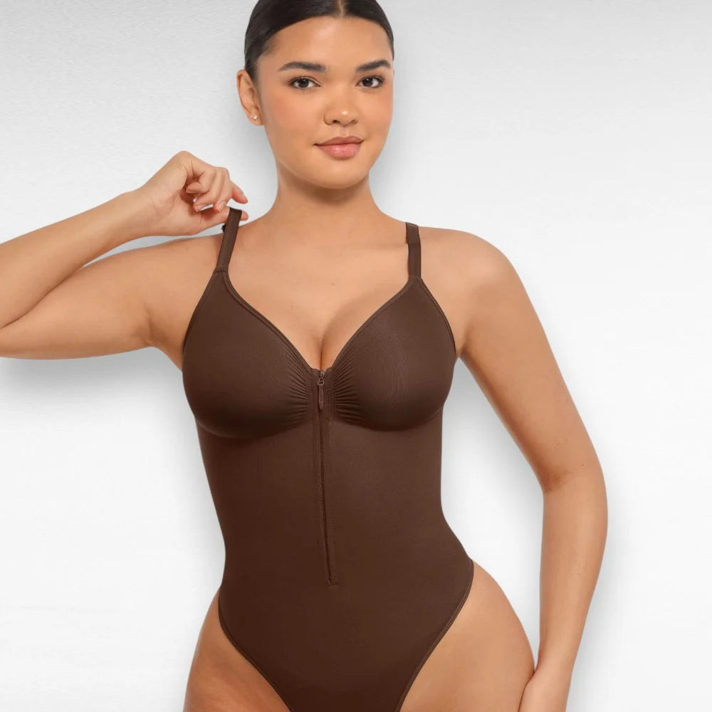 Tummy Control Thong Bodysuit